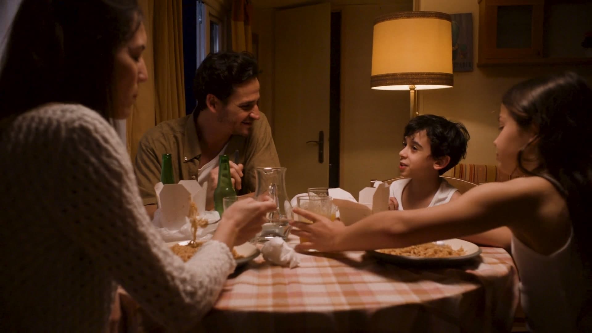 Still from the Family.Vote film — a FAMILY around the dinner table